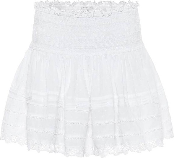 Poupette St Barth Galia cotton miniskirt