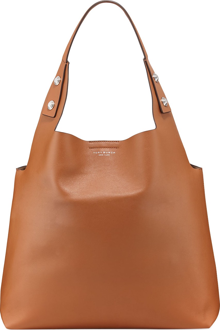 Tory Burch Rory Smooth Leather Tote Bag