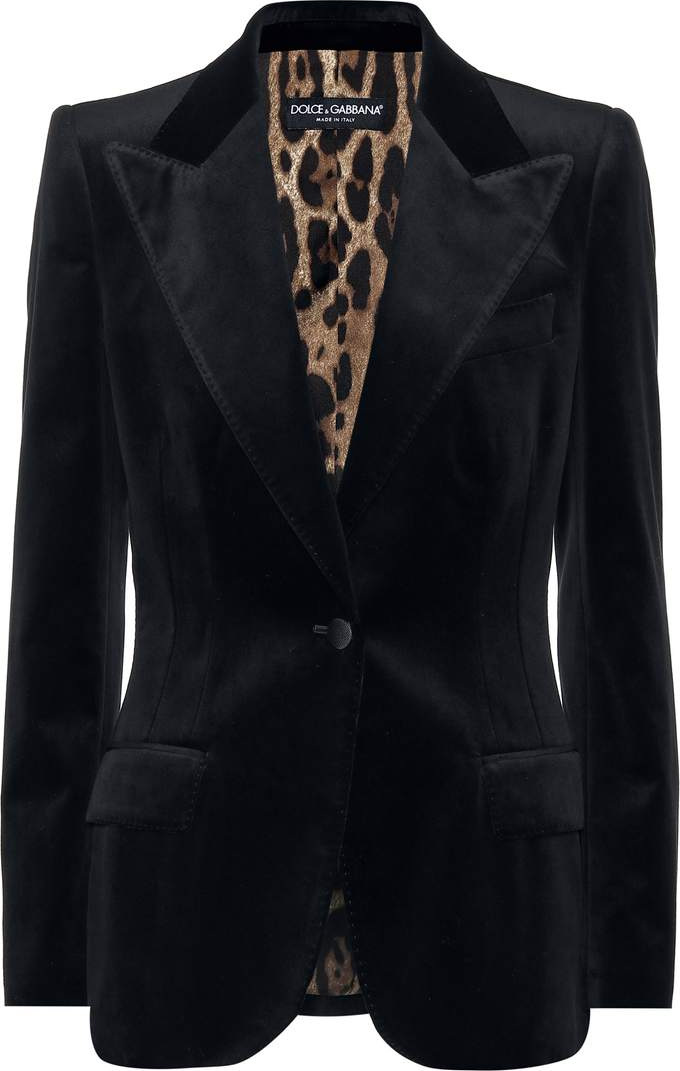 Dolce & Gabbana Velvet blazer