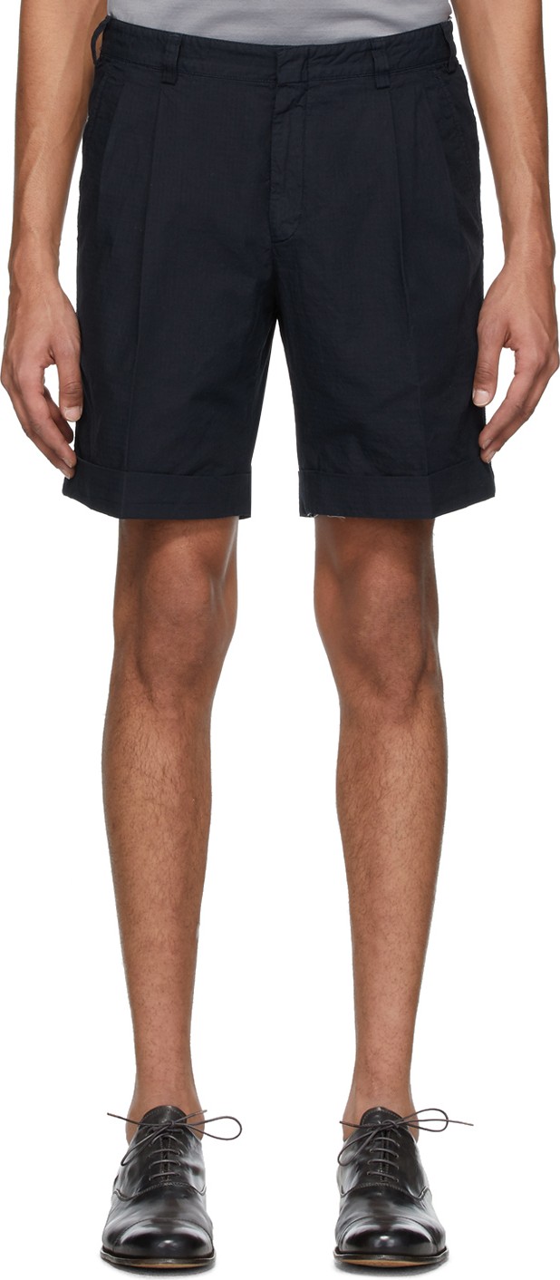 Brioni Navy St. Martin Shorts