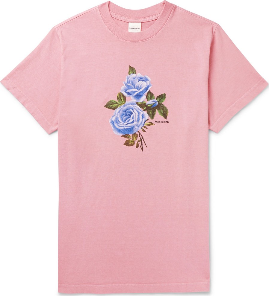 Noon Goons Floral-Print Cotton-Jersey T-Shirt