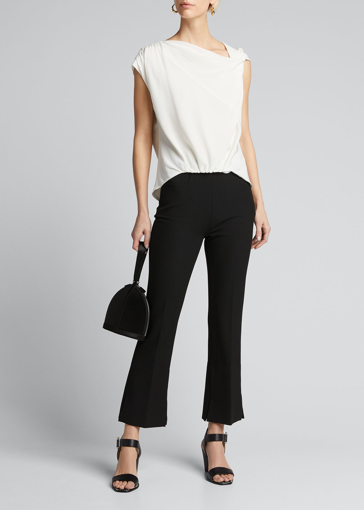 Cinq A Sept Audriana Sleeveless Silk Top