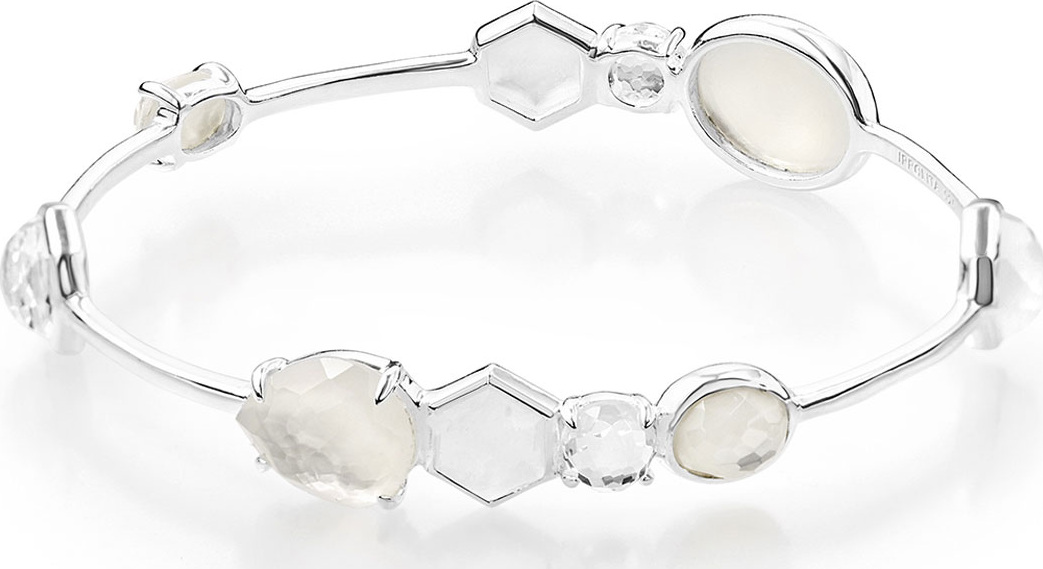 IPPOLITA 925 Rock Candy 10-Stone Bangle Bracelet in Flirt