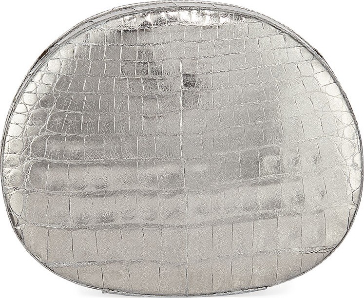 Nancy Gonzalez Jade Circle Box Clutch Bag