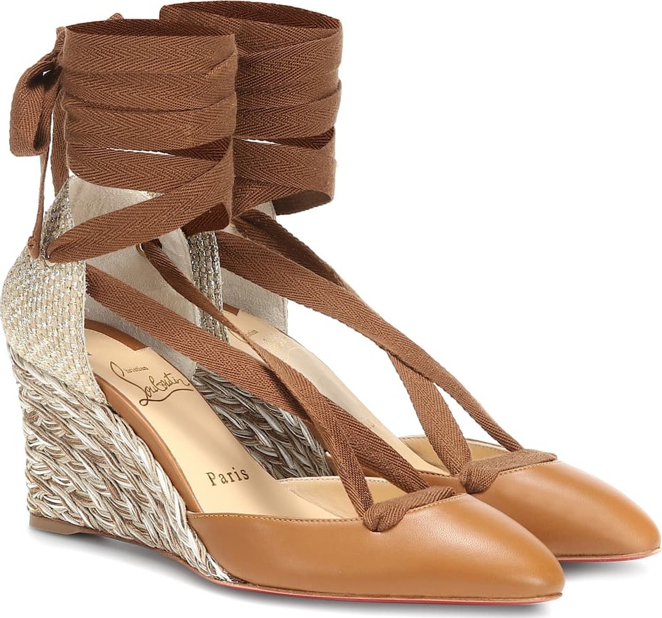 Christian Louboutin Noemia leather espadrilles