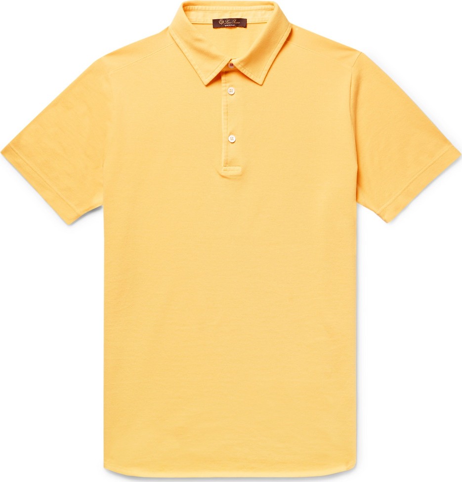 Loro Piana Cotton-Piqué Polo Shirt