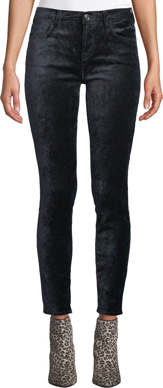 7 For All Mankind The Ankle Skinny Velvet Jeans