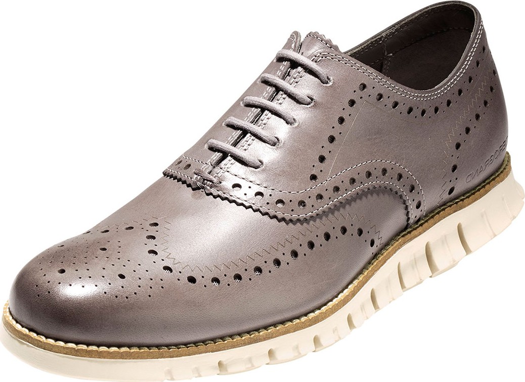 Cole Haan Men's ZeroGrand Leather Wing-Tip Oxfords