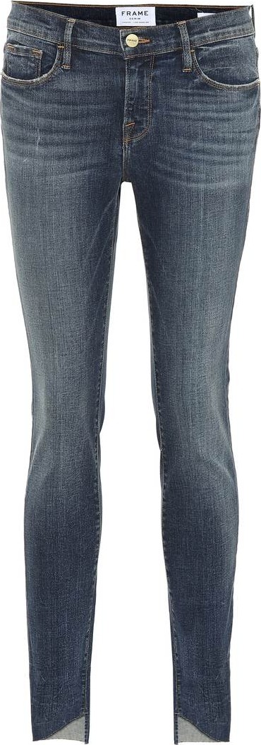 FRAME DENIM Le Jeanne mid-rise skinny jeans