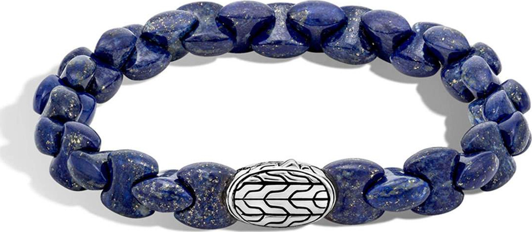John Hardy Men's Batu Classic Chain Bracelet with Lapis
