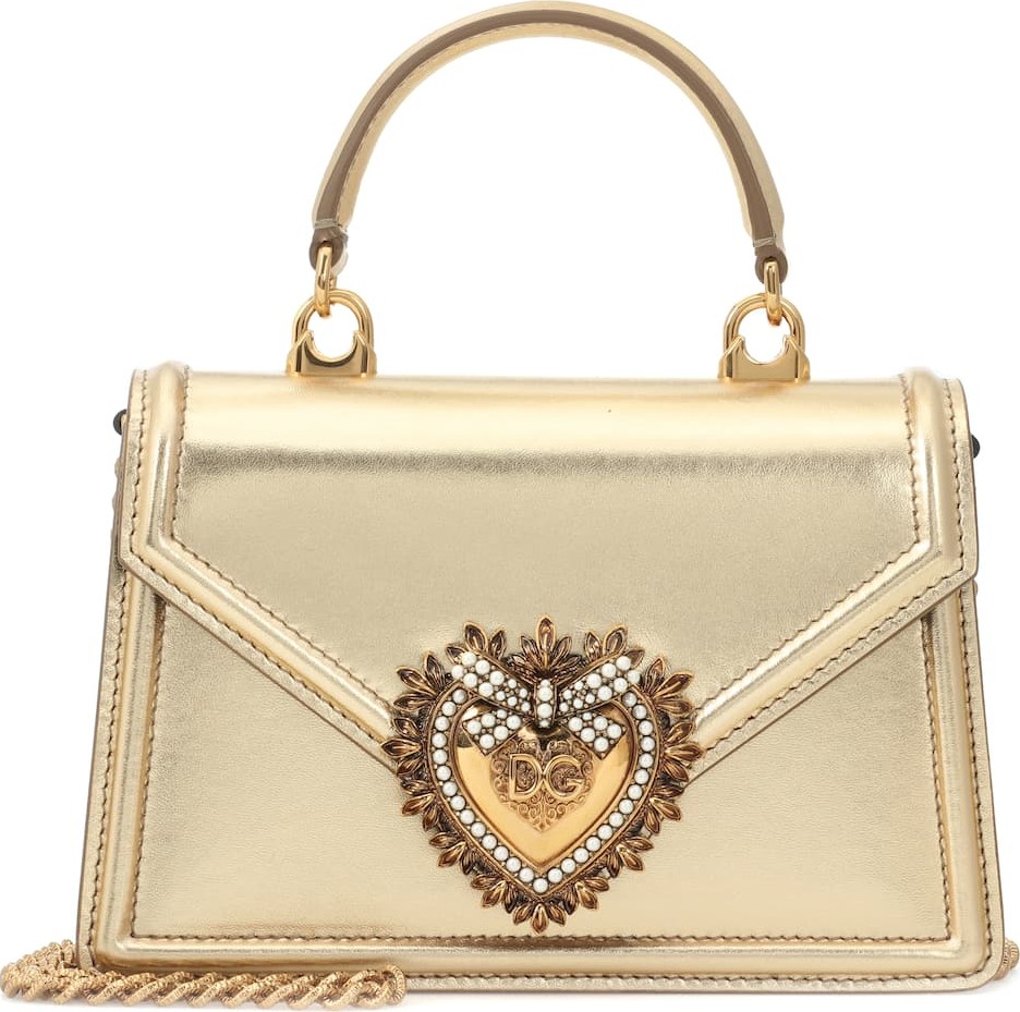 Dolce & Gabbana Small Devotion leather shoulder bag
