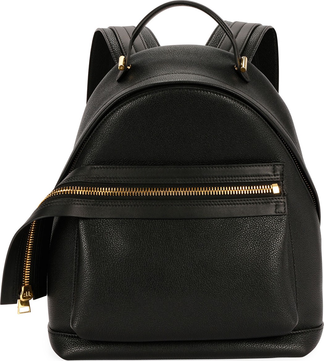 TOM FORD Big Zip Epson Grain Backpack