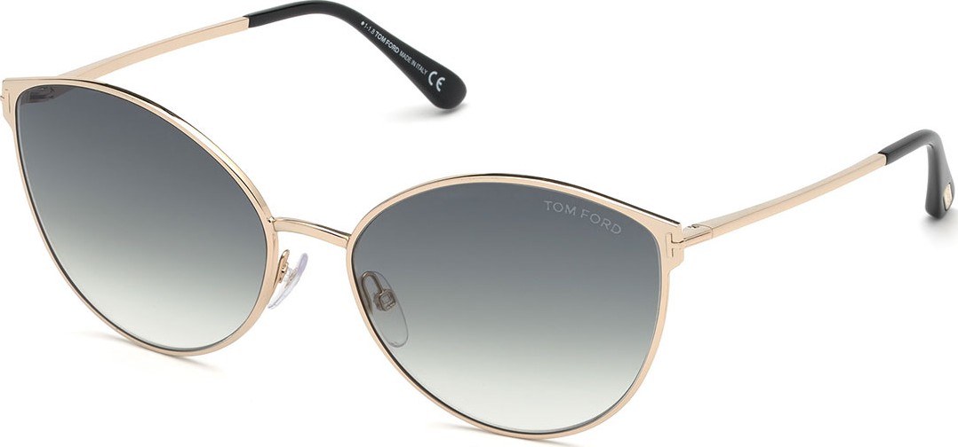 TOM FORD Zeila Round Gradient Sunglasses