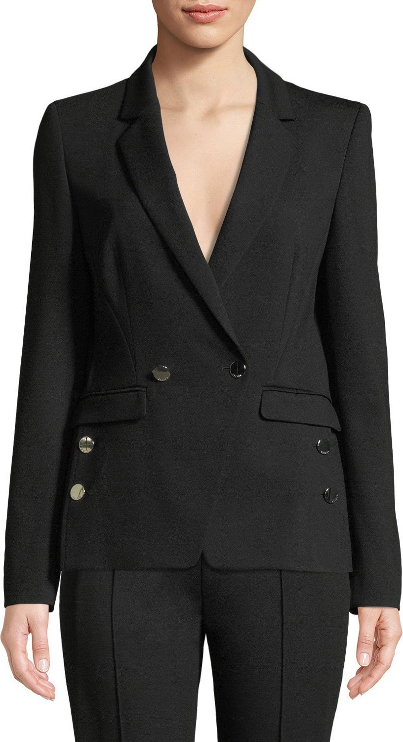 Escada Double-Breasted Jersey Jacket