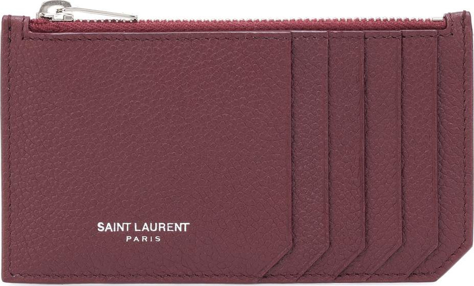Saint Laurent Paris leather zip-top wallet