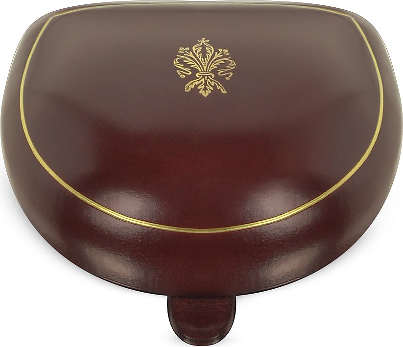 Peroni Bordeaux Leather Coin Purse