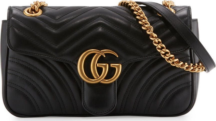 Gucci GG Marmont Small Matelassé Shoulder Bag