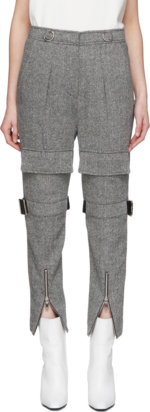 We11done Black WD Logo Hoodie