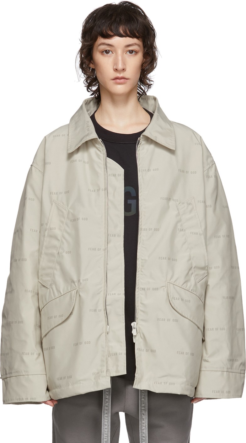 Fear of God Off-White Logo Field Jacket