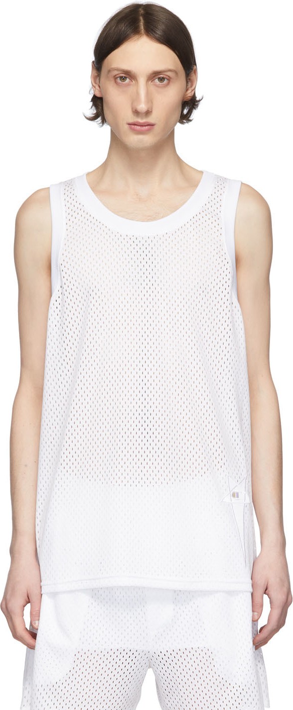 Rick Owens White Champion Edition Tank Top