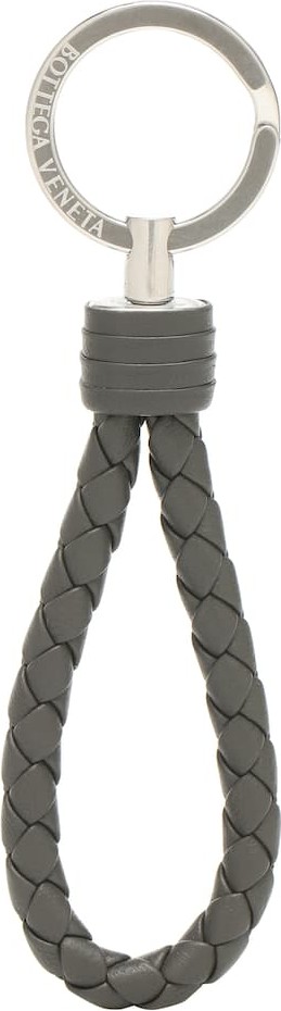 Bottega Veneta Intrecciato leather keychain