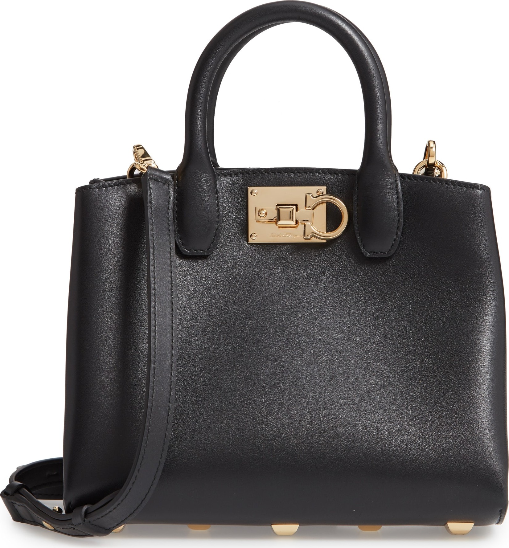 Salvatore Ferragamo The Mini Studio Leather Tote