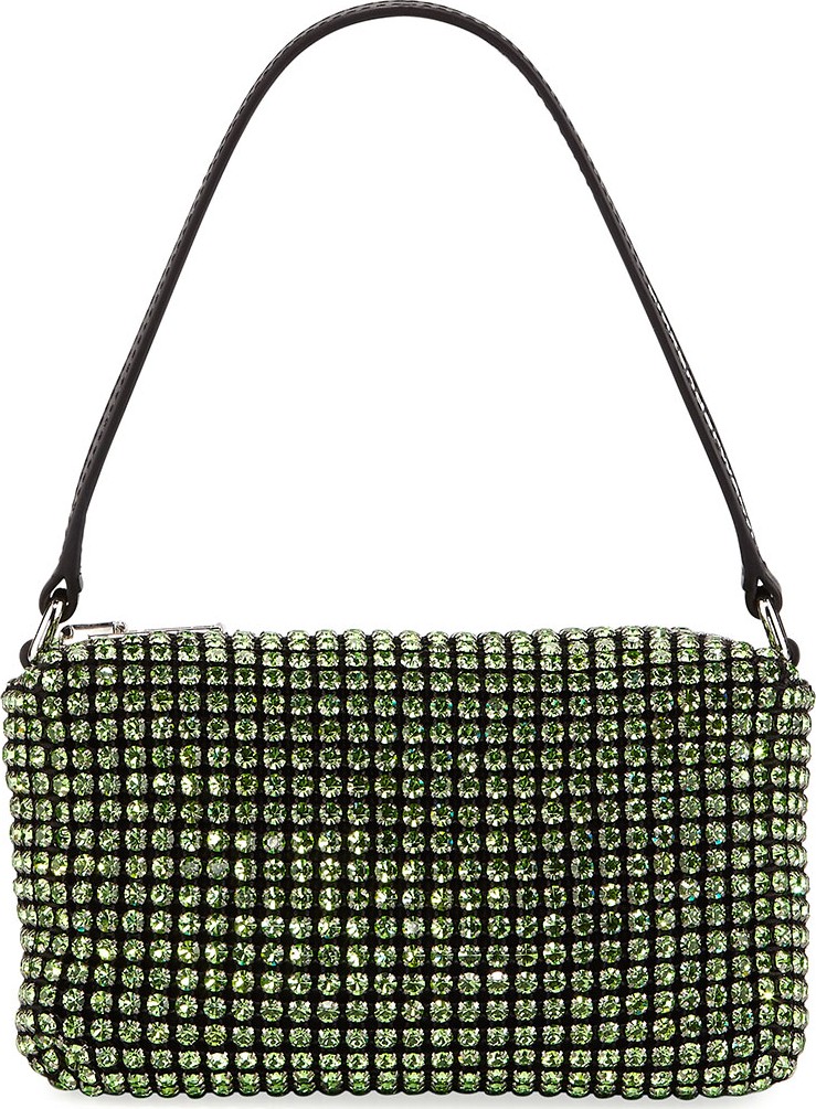 Alexander Wang Crystal Mesh Top-Handle Bag