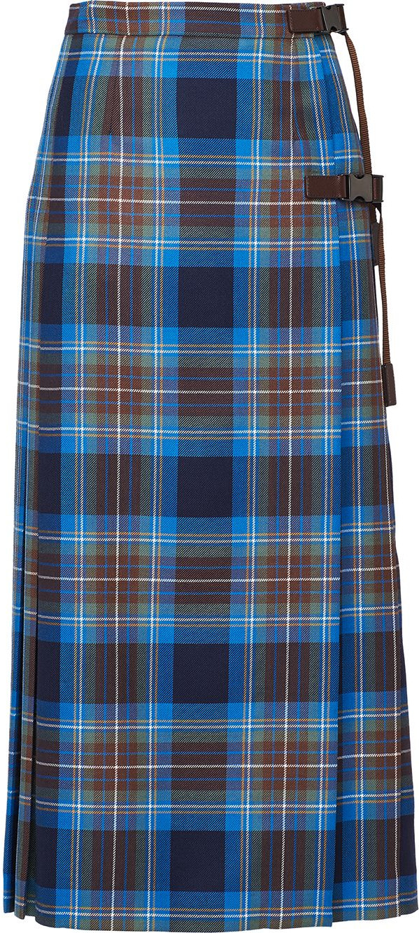 Prada - Plaid pleated skirt