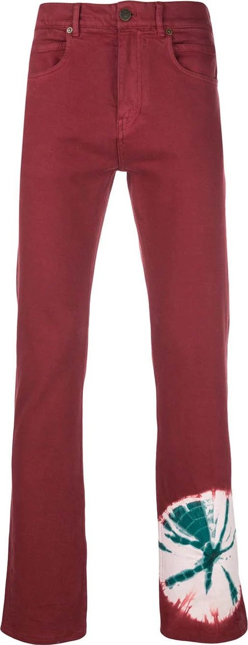 Calvin Klein 205W39NYC tie-dye splatter jeans