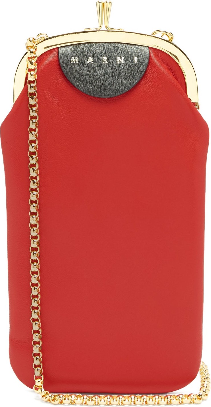 Marni Chinese New Year leather phone bag