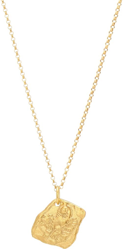 Alighieri Collier Year of the Tiger 24kt gold-plated necklace