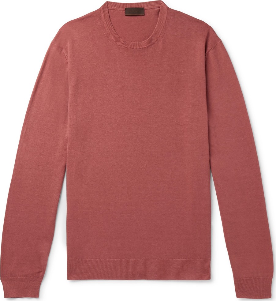 Altea Slim-Fit Linen and Cotton-Blend Sweater