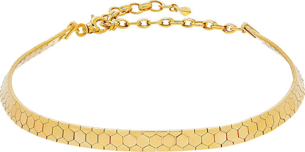 Alberto Milani Polygon Mesh Choker Necklace
