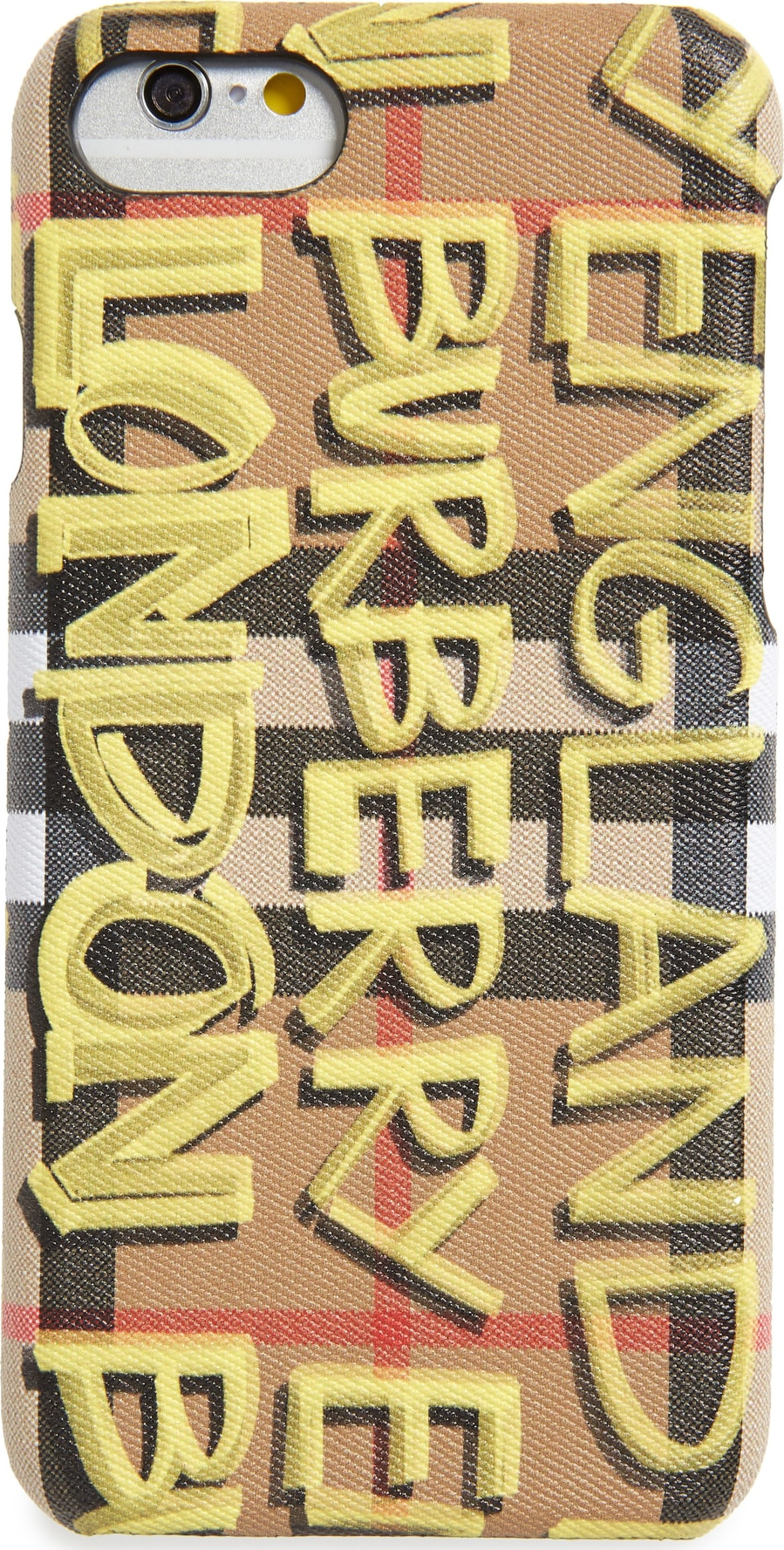 Burberry London England Rufus Graffiti Print iPhone 8 Case