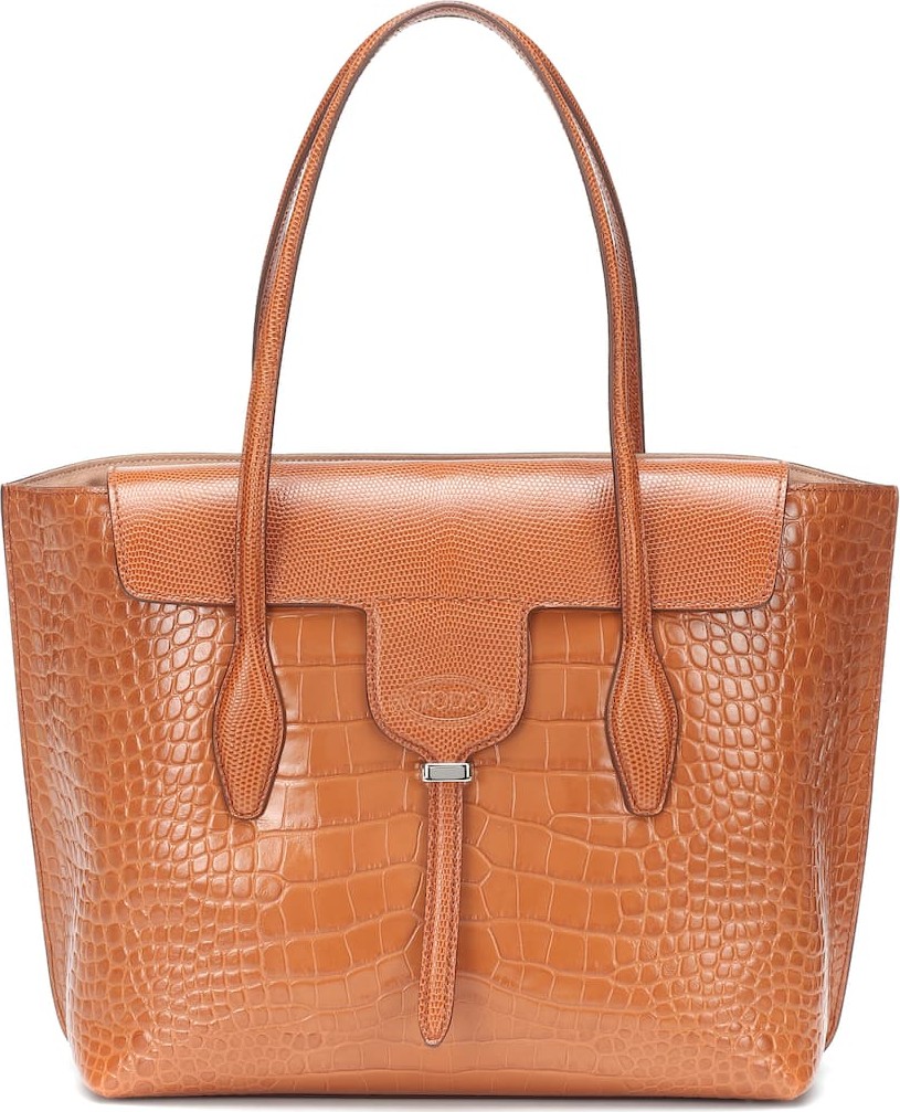 Tod's Joy Medium croc-effect leather tote