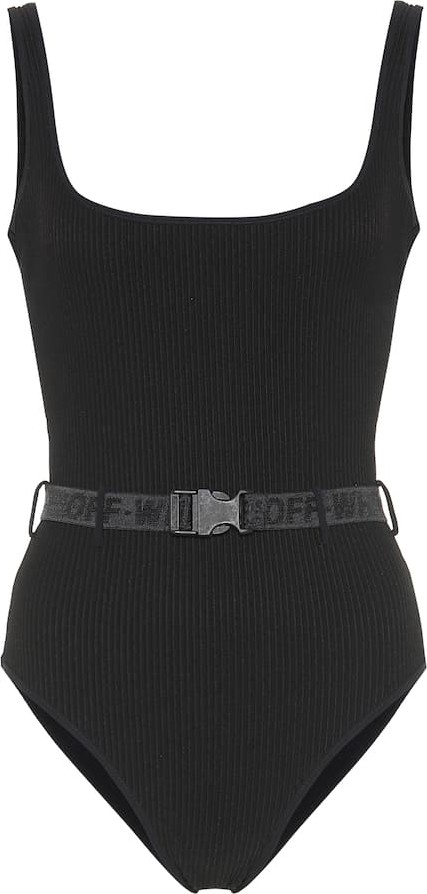 Off White Belted swimsuit