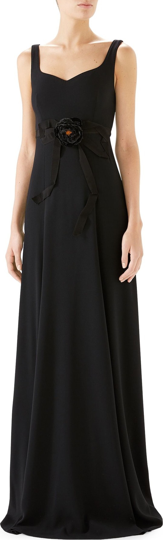 Gucci Bow Embellished A-Line Gown