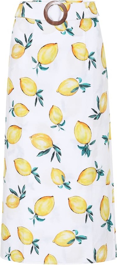 Alexandra Miro Exclusive to Mytheresa – Isla printed cotton midi skirt