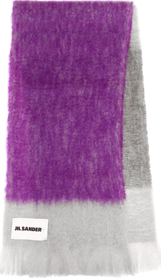 Jil Sander Mohair and wool scarf