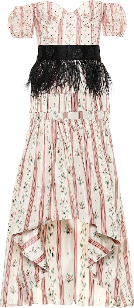 Brock Collection Oralee silk-blend taffeta dress