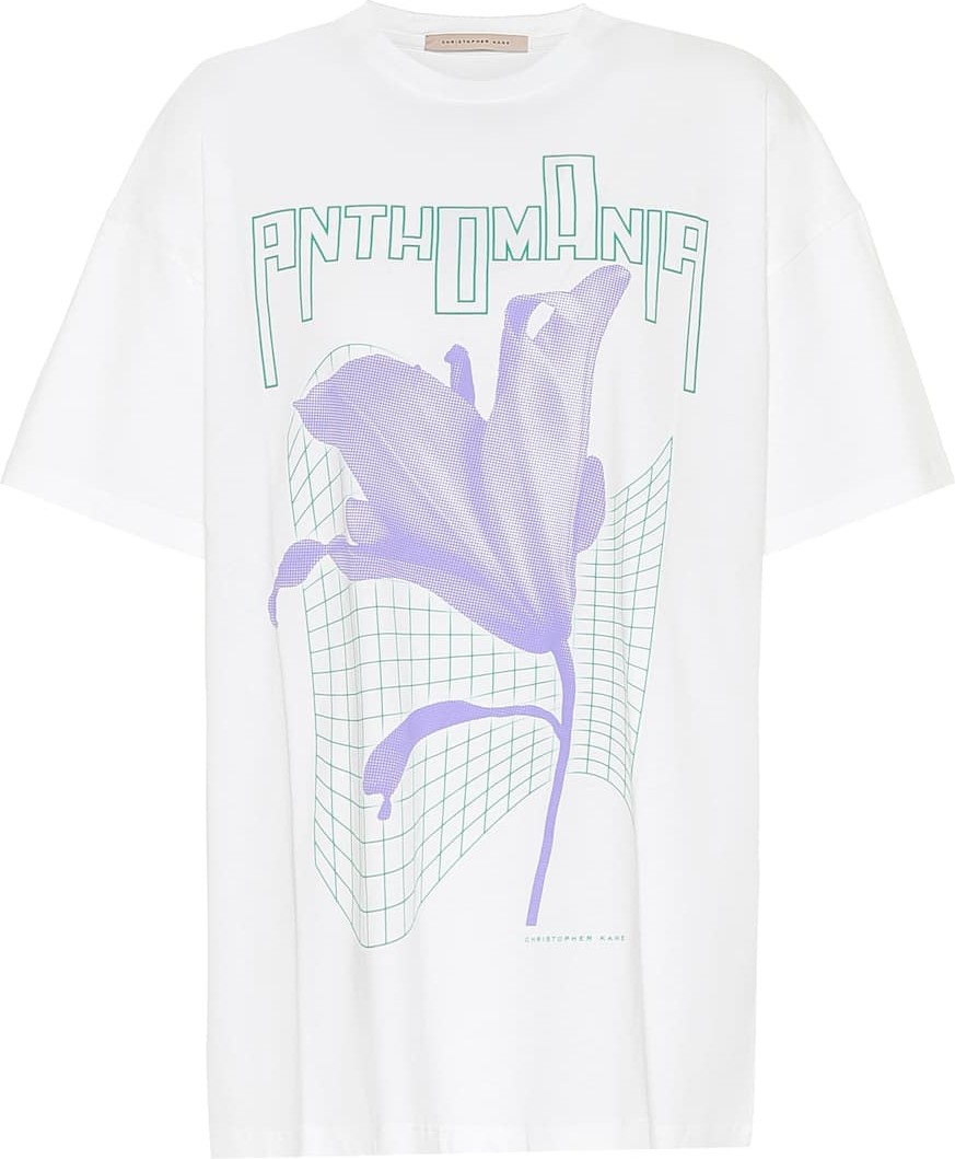 Christopher Kane Oversized printed cotton T-shirt