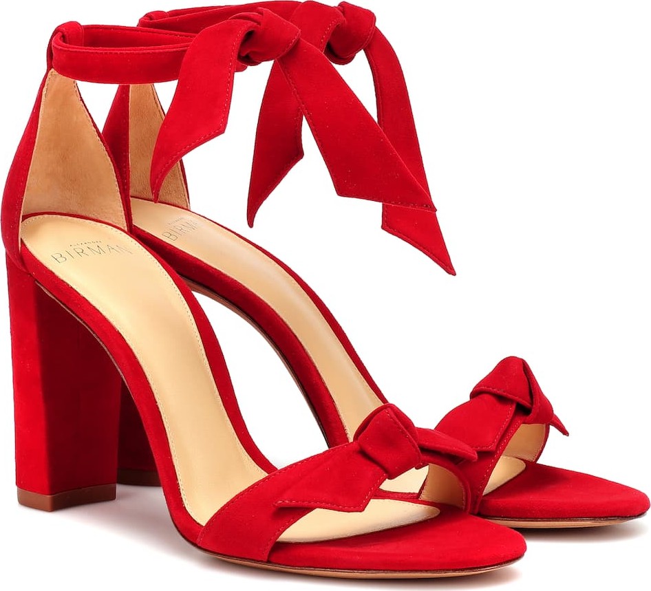 Alexandre Birman Clarita Block suede sandals