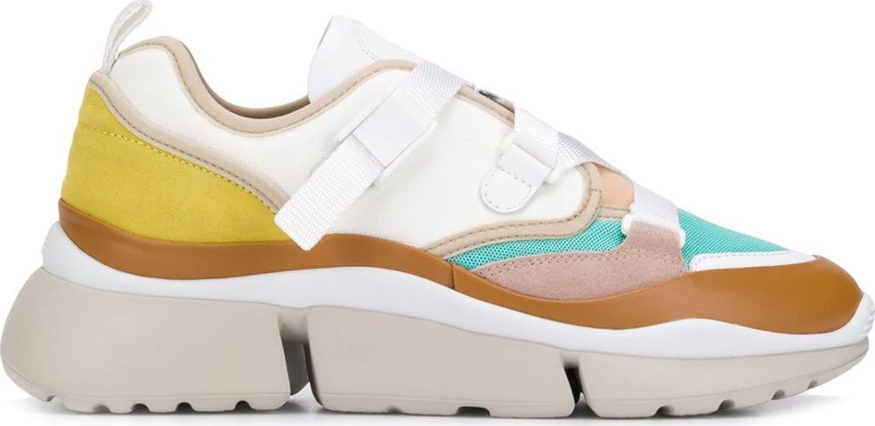 Chloe Bright Multicolor Sonnie low-top sneakers