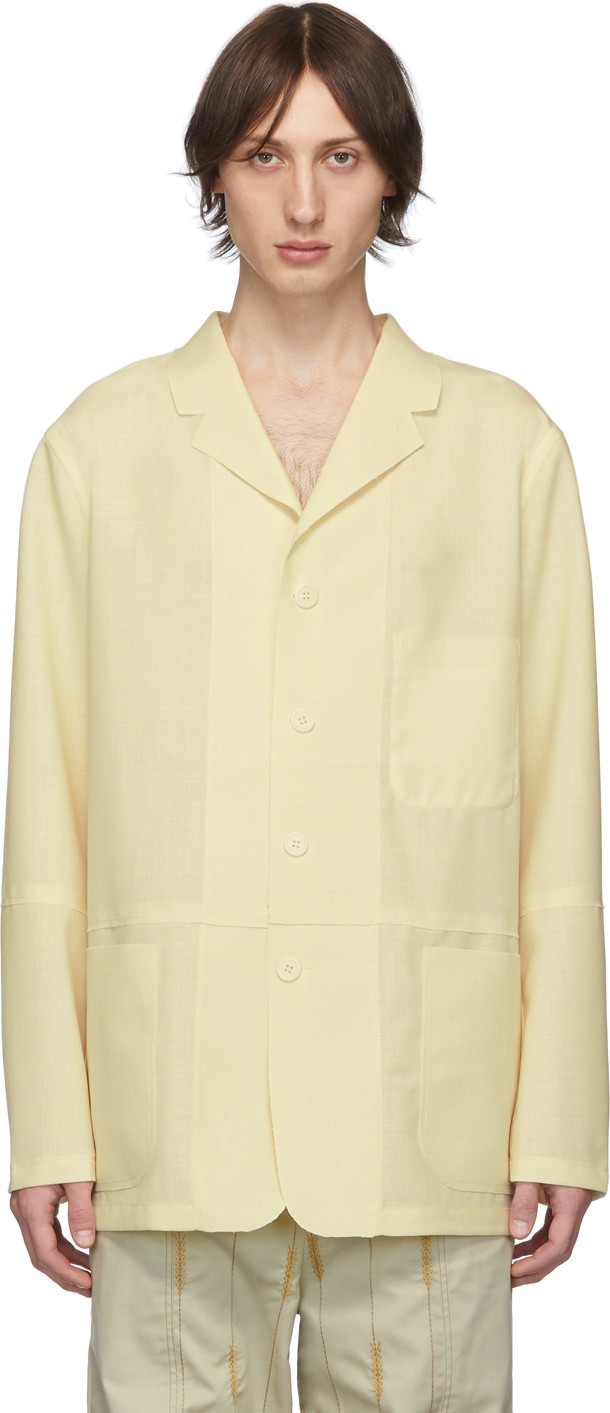 Jacquemus Off-White Wool 'La Veste Moulin' Blazer