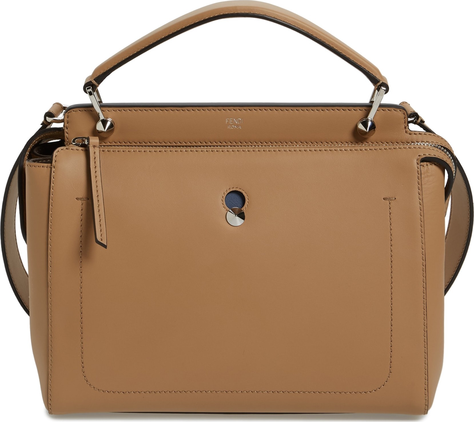 Fendi 'DOTCOM' Leather Satchel