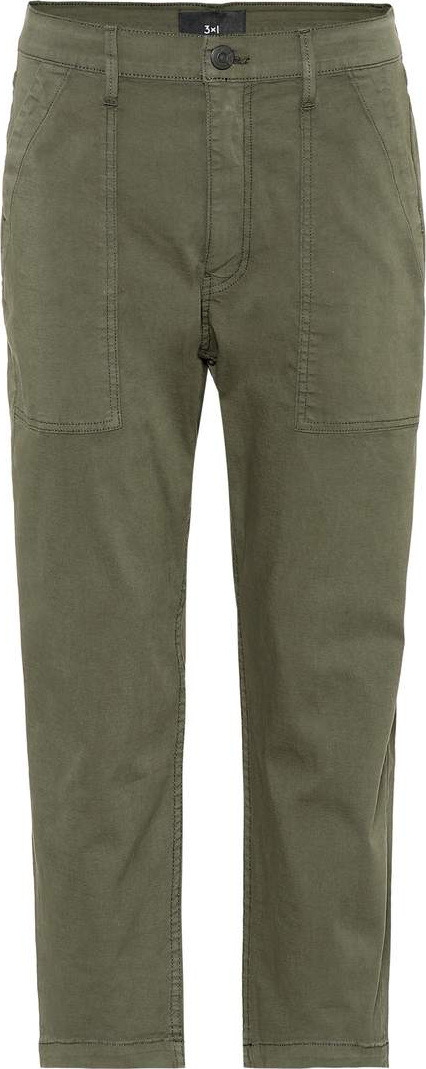 3X1 Sabine cotton-blend cropped pants