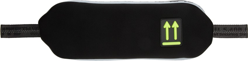 Off White Black Flat Fannypack