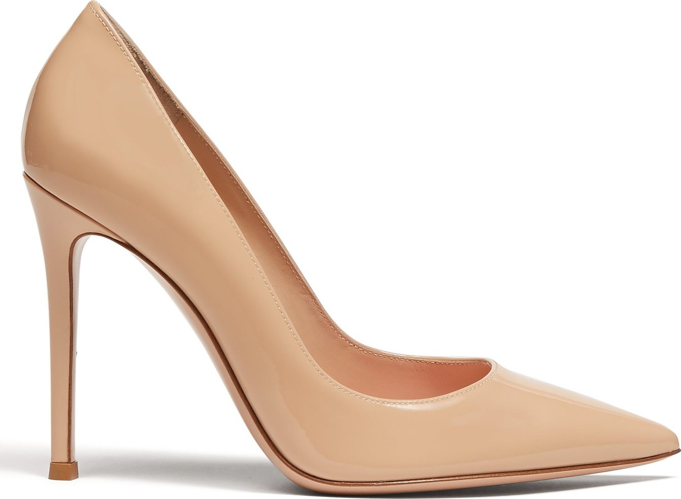 Gianvito Rossi Gianvito 100 point-toe patent-leather pumps