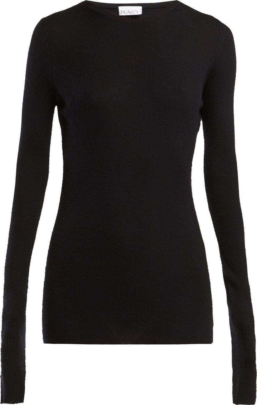 Raey Crew-neck fine-rib cashmere sweater