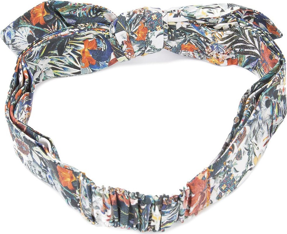 Maison Michel printed hairband